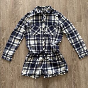aerie Flannel Sleep Romper
